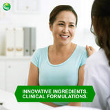 Nutra BioGenesis ilustración de melatonina y valeriana, ingredientes clave