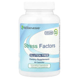 Nutra BioGenesis frasco frontal mostrando etiqueta clara y beneficio de calma