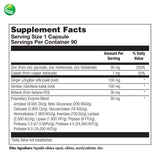Nutra BioGenesis comparación de tamaño que ilustra la dosis de 30 mg