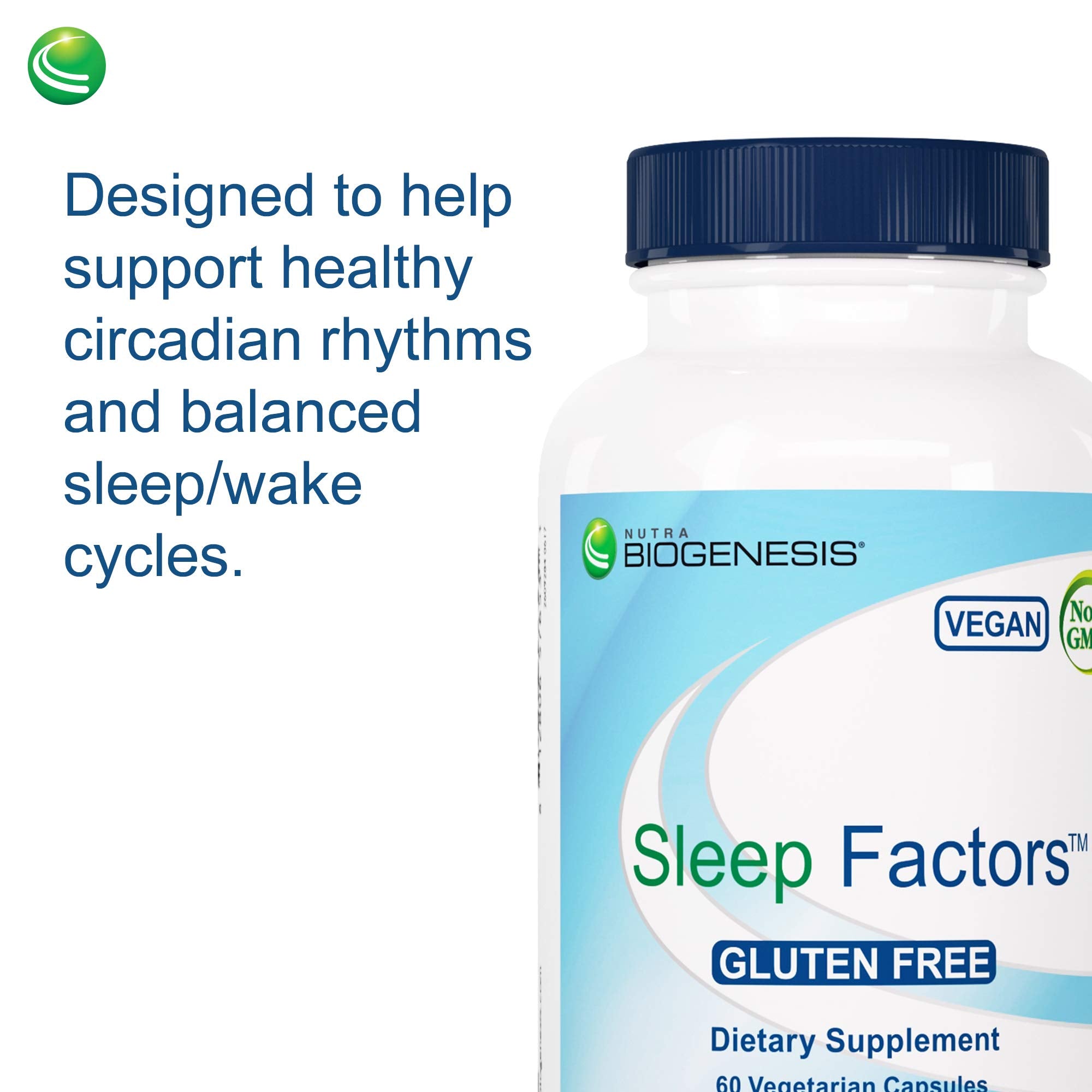Nutra BioGenesis persona tomando cápsula antes de dormir, uso práctico
