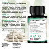 Nutra Florida cápsula abierta primer plano mostrando textura vegetal y calidad