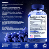 Nutra Florida primer plano de textura de gominola, aspecto apetecible