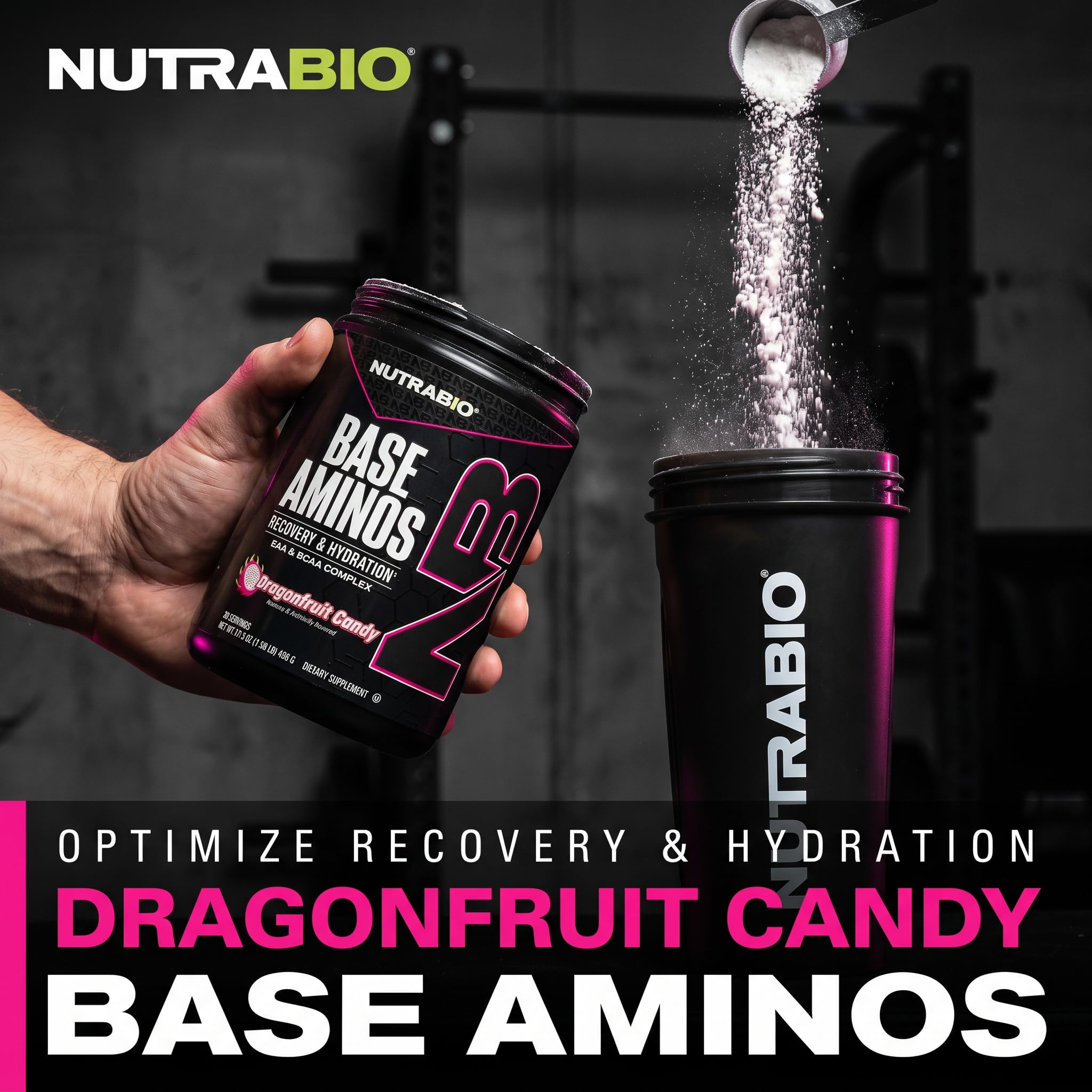 NutraBio en ambiente de gimnasio demostrando uso real y recuperación