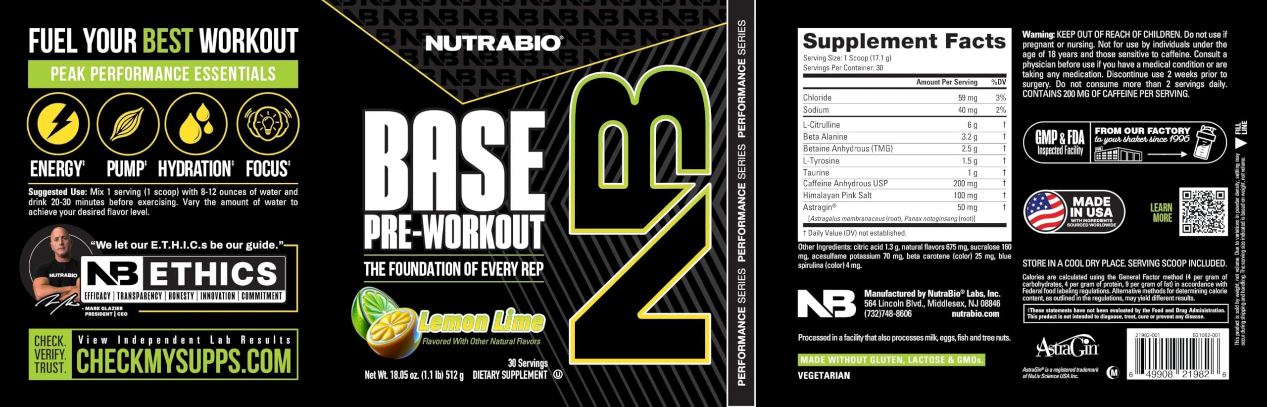 NutraBio base detalle tapa, cierre hermético para conservación