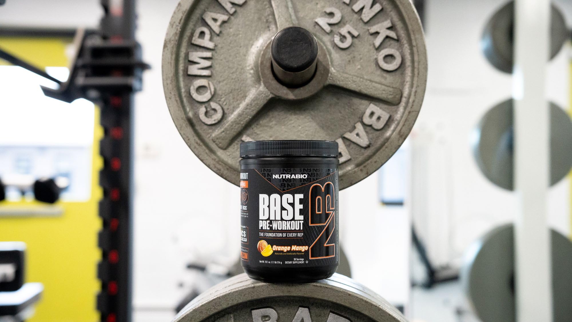 NutraBio Base etiqueta nutricional clara con ingredientes y dosis