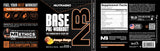 NutraBio Base polvo naranja mango con color vibrante y atractiva mezcla