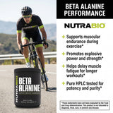NutraBio polvo mezclado en batido listo antes del entrenamiento