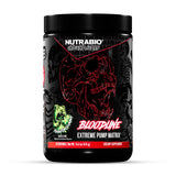 NutraBio envase frontal mostrando la marca y beneficio de pumps intensos