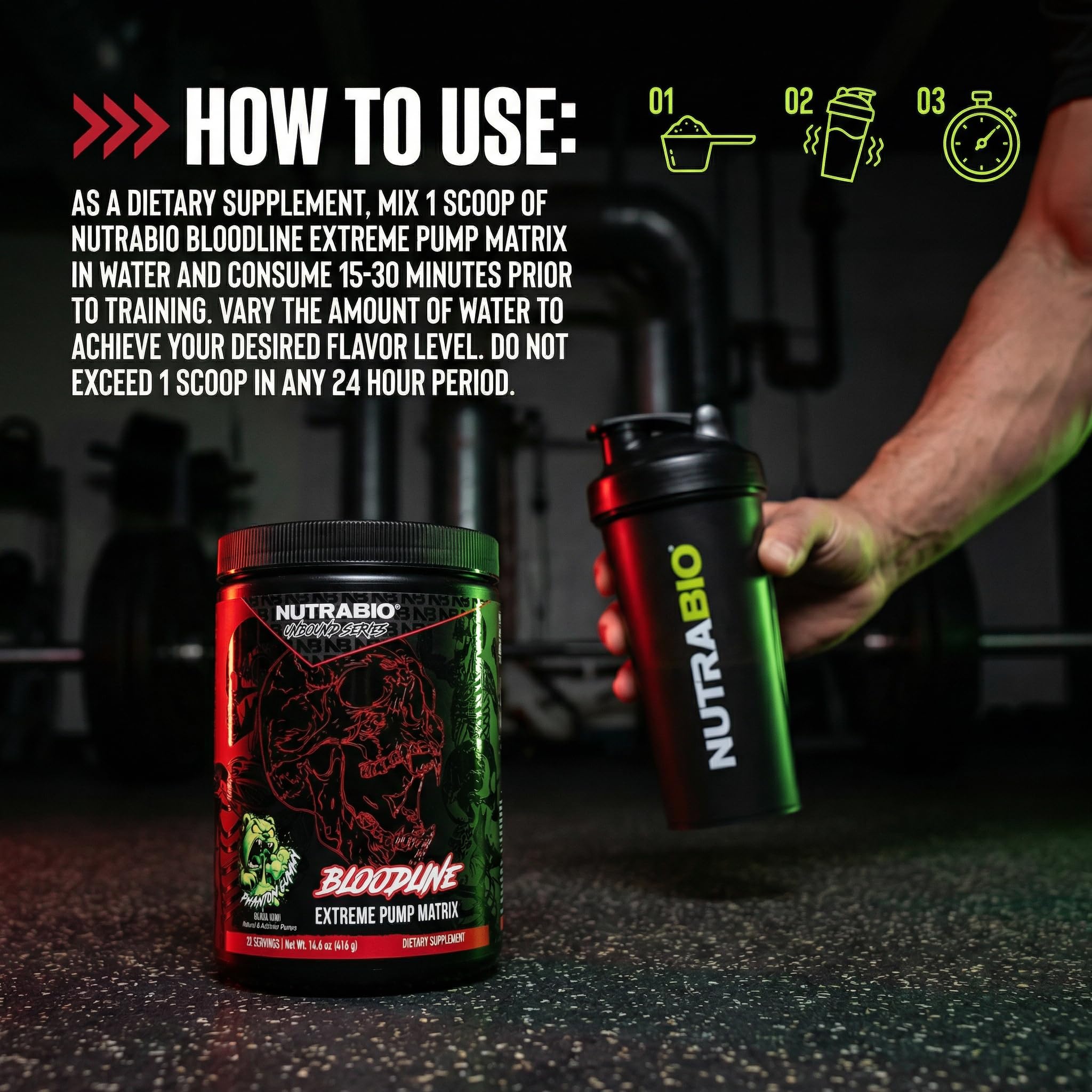 Primer plano de L-citrulline y glicerol HydroPrime como activos claves