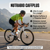 NutraBio CaffPlus en escritorio mejora enfoque durante trabajo