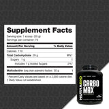 NutraBio polvo de Maltodextrin textura fina, mezcla fácil