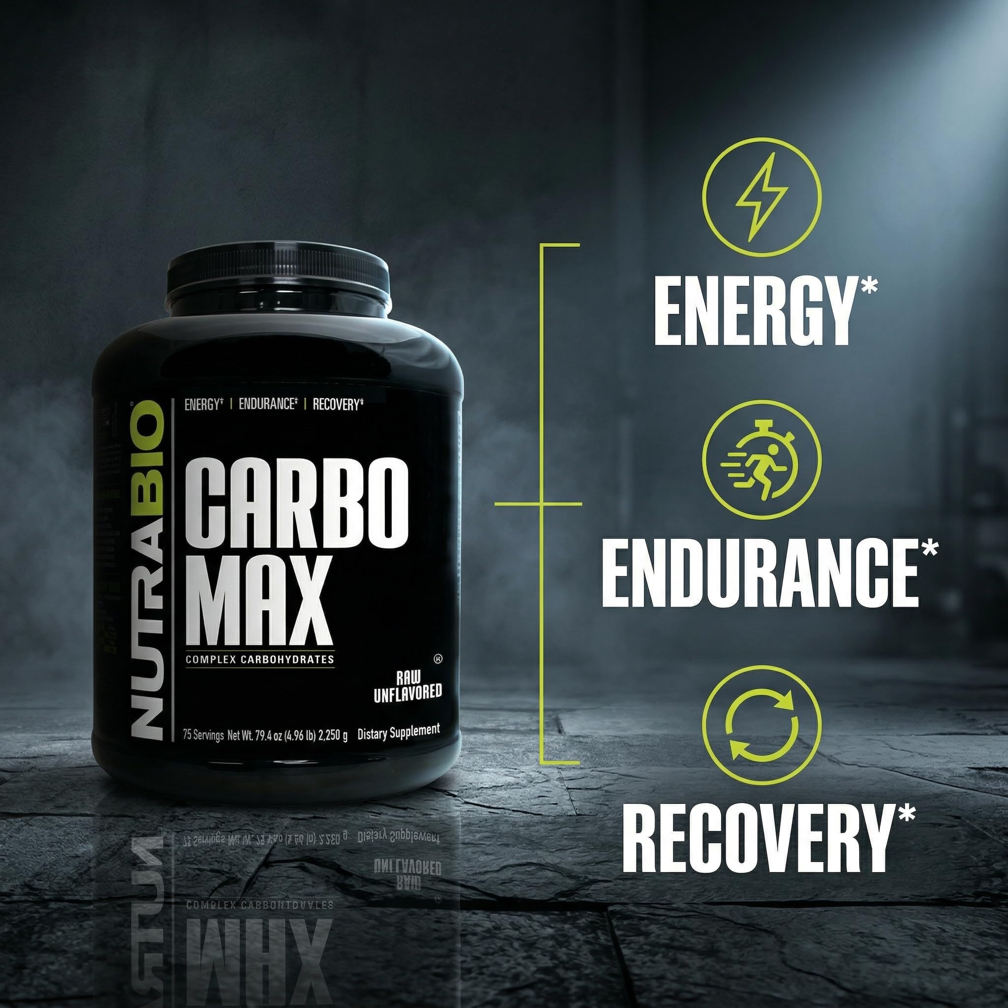 NutraBio deportista en bicicleta usando CarboMax durante entrenamiento