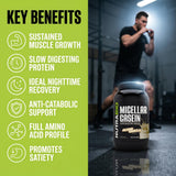 NutraBio etiqueta con lista de ingredientes y sin gluten ni soja