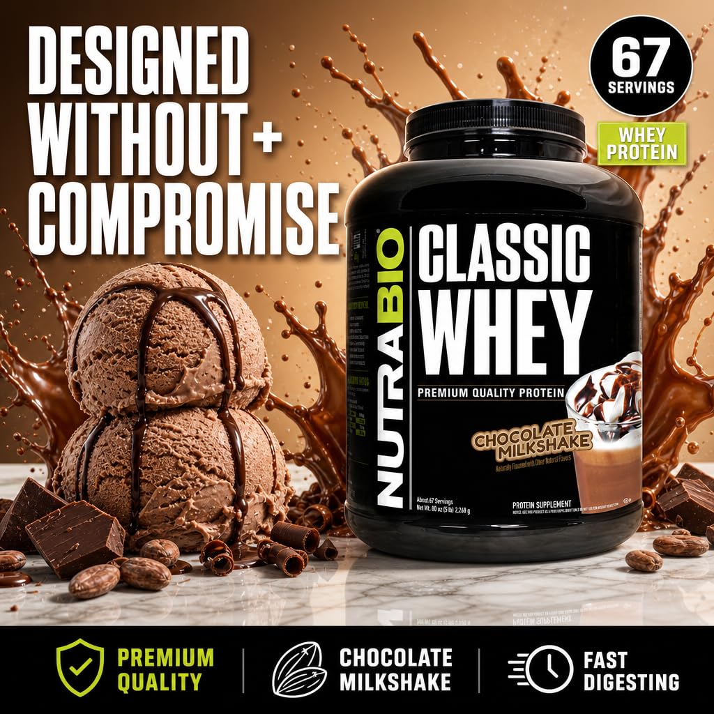NutraBio batido Chocolate Milkshake listo para beber, recuperación y sabor intenso