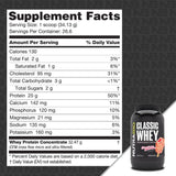 Detalle del polvo NutraBio Classic Whey que muestra textura fina y mezcla fácil para mejor solubilidad