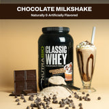 NutraBio Classic Whey smoothie chocolate preparado como opción nutritiva