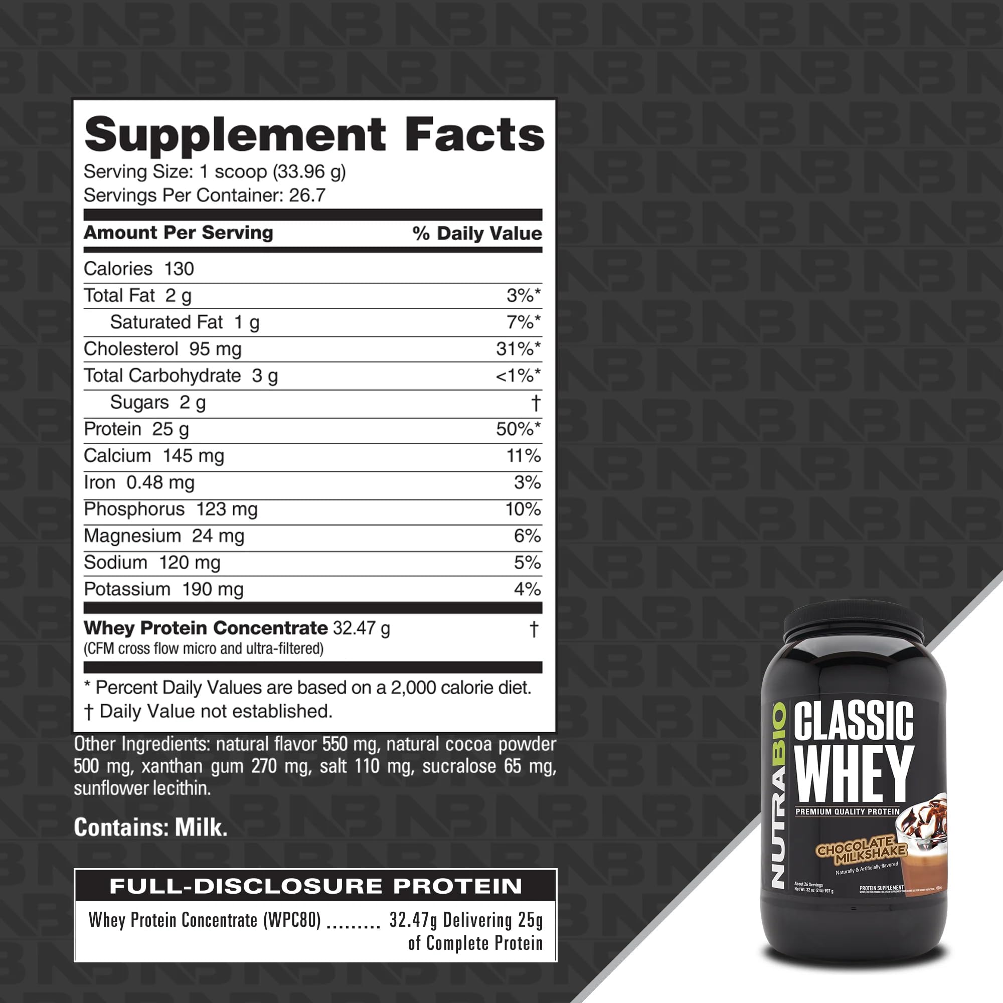 NutraBio Classic Whey polvo textura fina fácil disolución y mezcla rápida