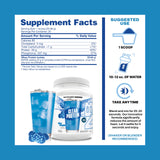 NutraBio etiqueta nutricional clara destacando 20 g de proteína