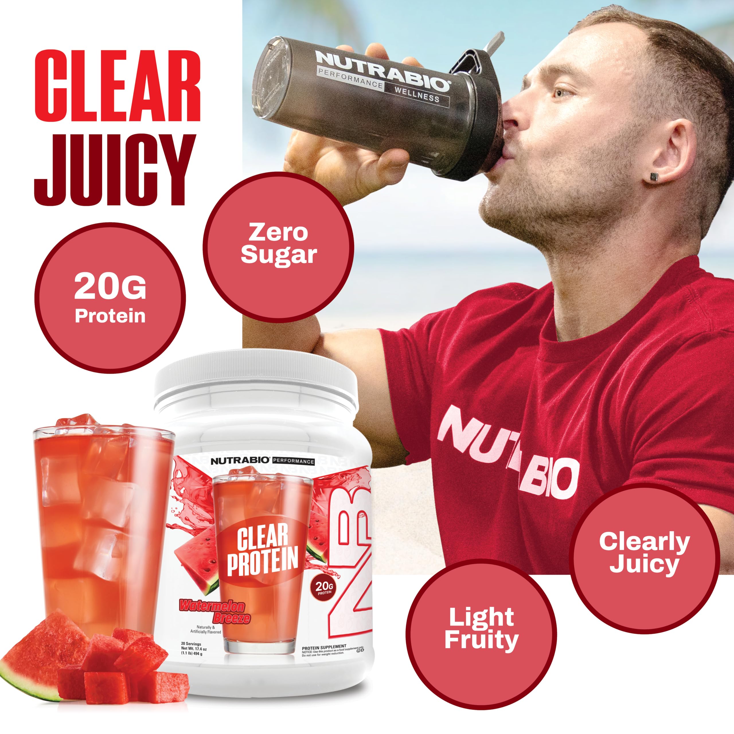 NutraBio cerca del polvo mostrando textura fina del aislado para mezcla rápida