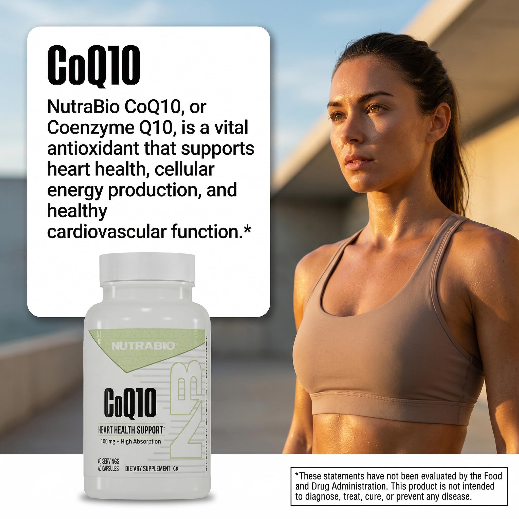 NutraBio cápsulas esparcidas ilustrando cantidad y apariencia uniforme
