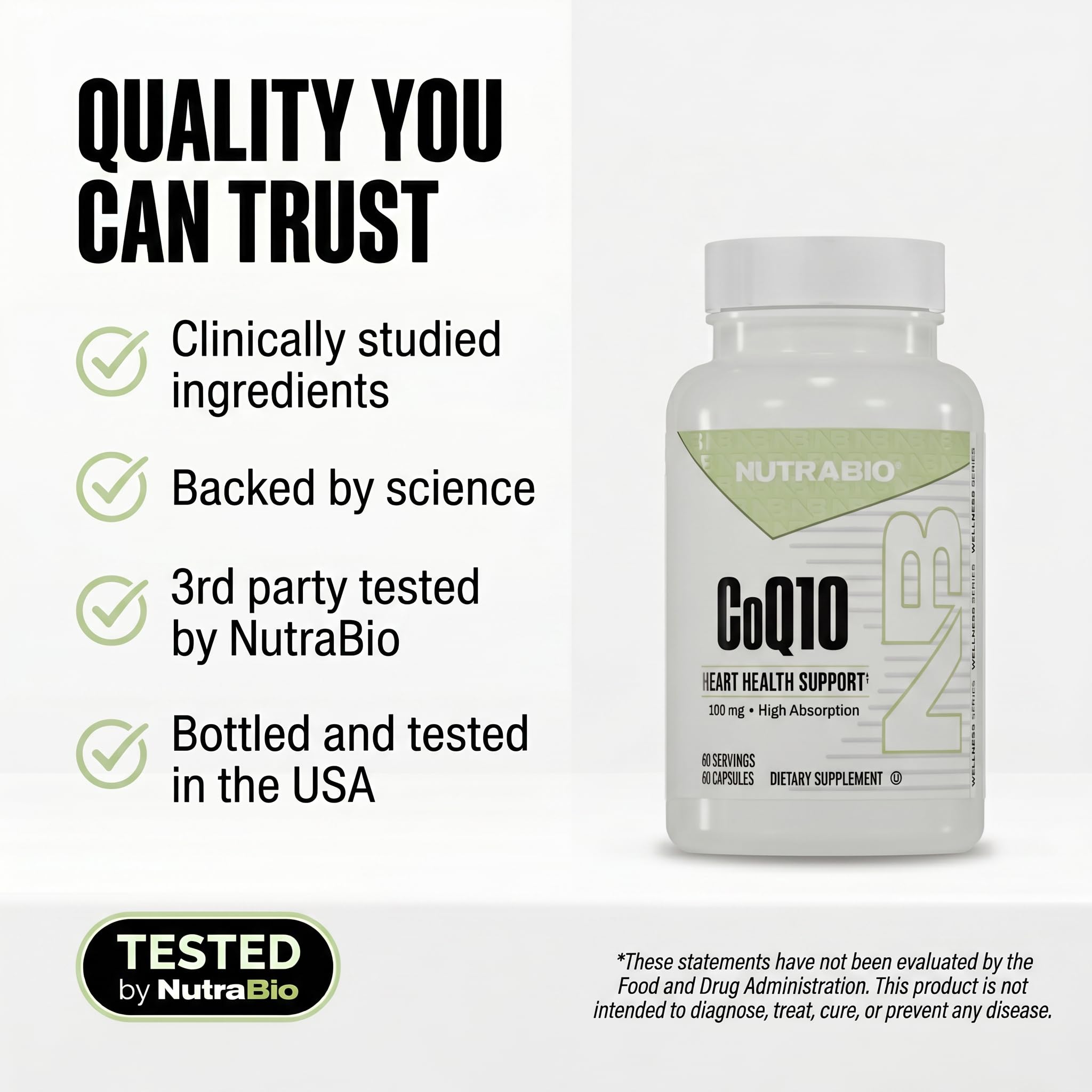 NutraBio frasco junto a desayuno rico en grasas para mejor absorción