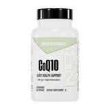 NutraBio frasco frente mostrando etiqueta clara y dosificación precisa
