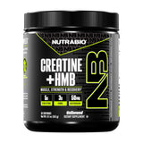 NutraBio envase frontal del producto con diseño claro y beneficio de fuerza