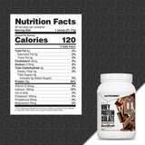 NutraBio primer plano del polvo con textura fina para mezcla rápida