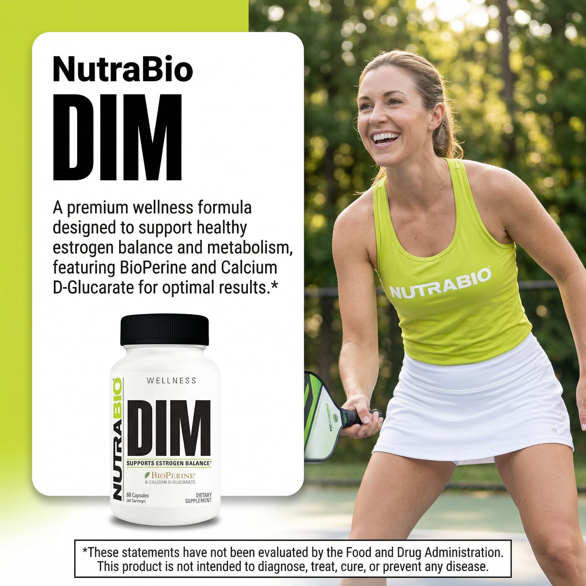 NutraBio sello de pruebas de terceros garantizando calidad comprobada