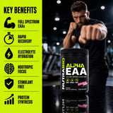 NutraBio vaso con bebida Dragon Fruit sabrosa y refrescante