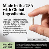 NutraBio cápsula junto a moneda para comparar tamaño práctico
