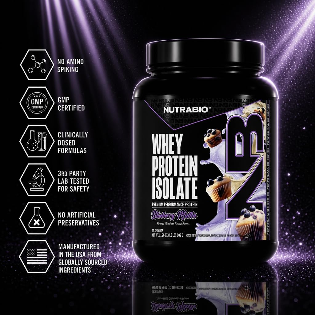 NutraBio etiqueta nutricional, detalle de aminoácidos y ingredientes no GMO