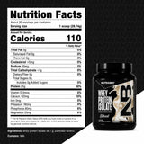 NutraBio etiqueta con perfil completo de aminoácidos informativo y transparente