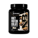 NutraBio empaque frontal S'Mores mostrando 25 g proteína y beneficios