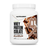 NutraBio envase frontal chocolate mostrando etiqueta limpia y beneficios