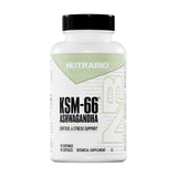 NutraBio envase frontal mostrando 90 cápsulas y beneficios visibles