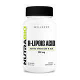 NutraBio envase frontal mostrando 60 cápsulas y etiqueta clara