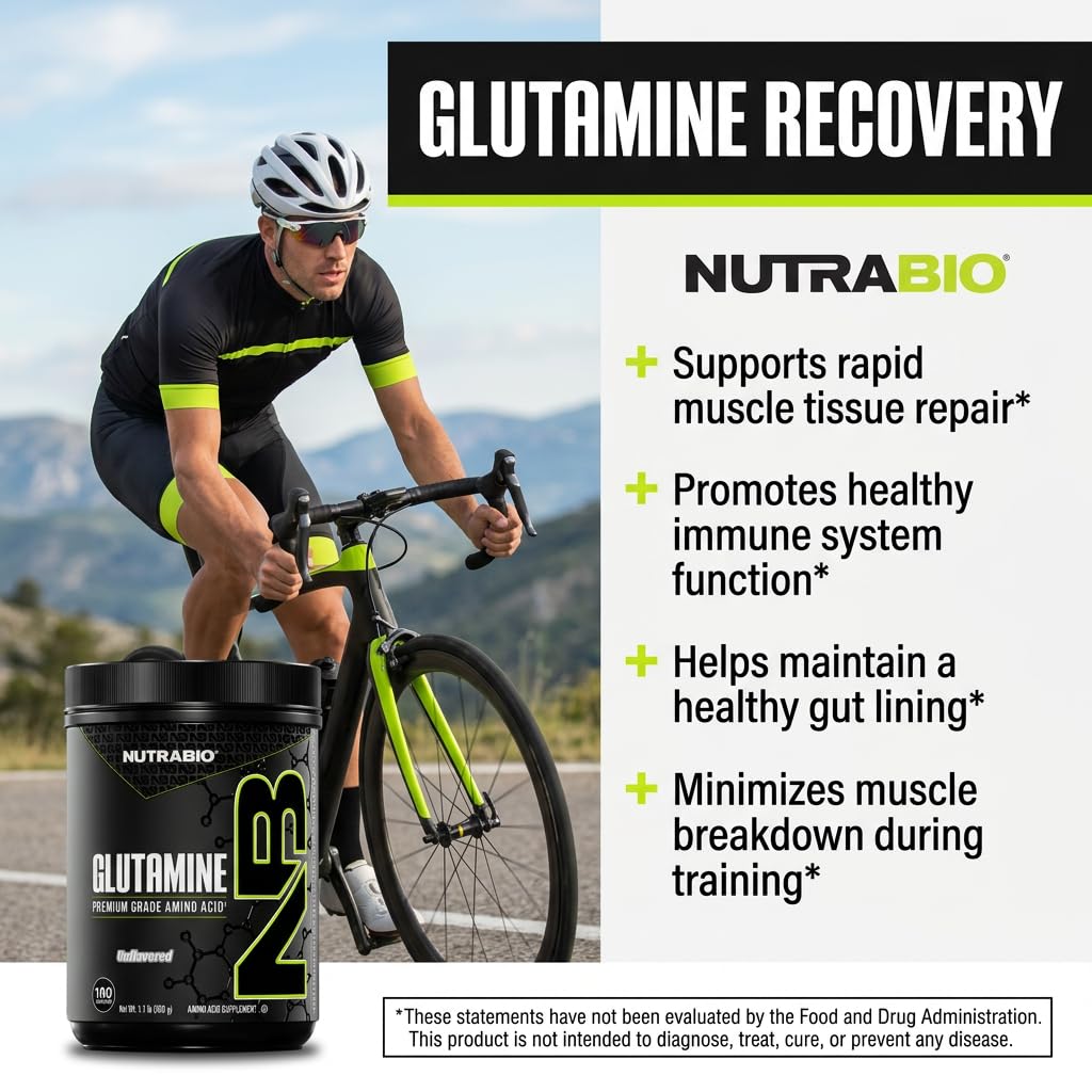 NutraBio escena en gimnasio con atleta usando el suplemento para apoyo postentreno