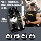 NutraBio HMB cápsulas mostrando textura y facilidad de ingestión