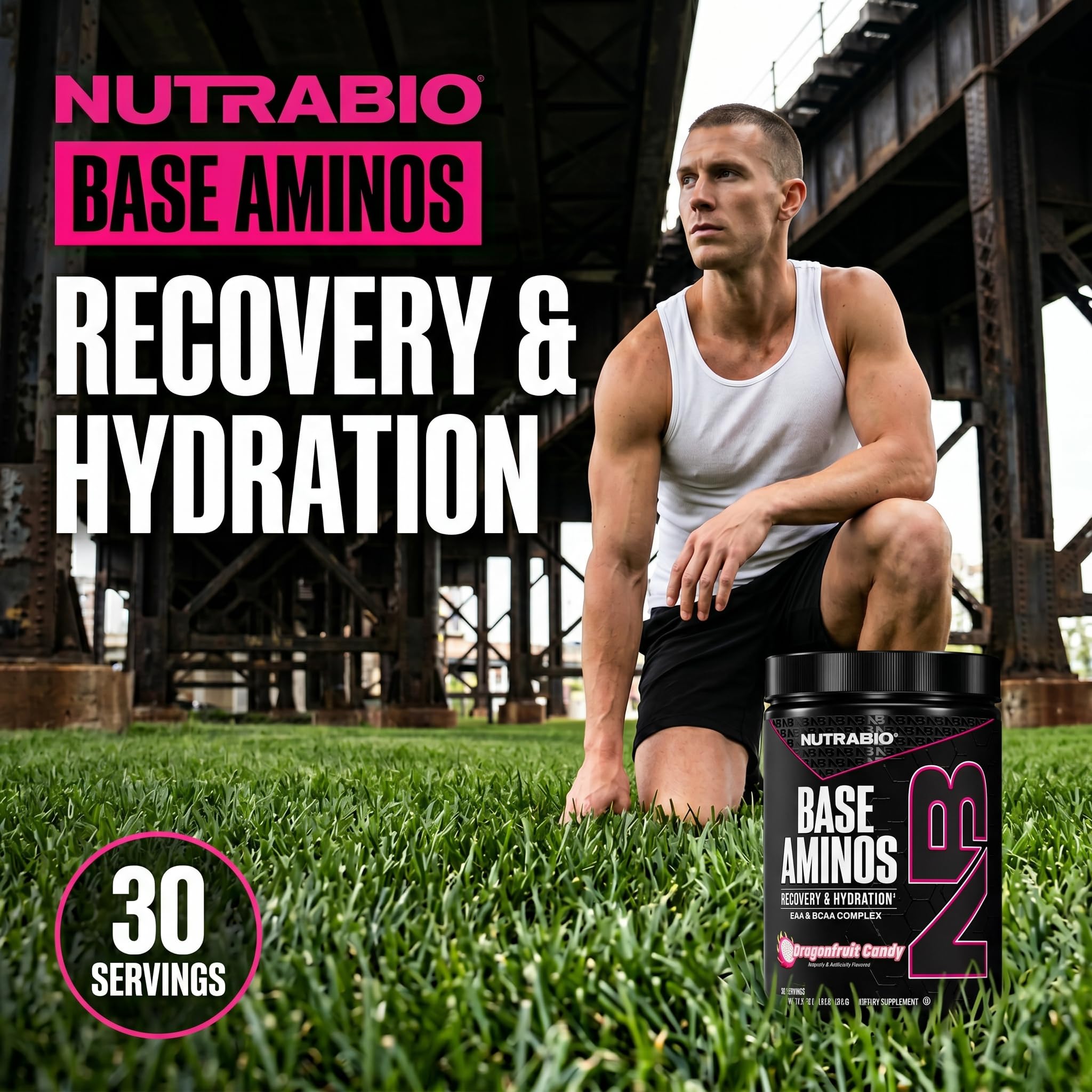 NutraBio ingredientes y electrolitos mostrados para equilibrio hídrico