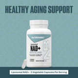 NutraBio ingredientes clave NMN PQQ resveratrol para función celular