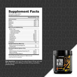 NutraBio etiqueta nutricional completa con lista de aminoácidos