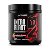 NutraBio bote frontal mostrando el producto y beneficios visibles