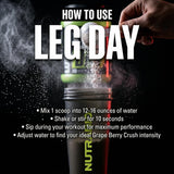 NutraBio LEG DAY representación del sabor grape berry, aroma apetecible