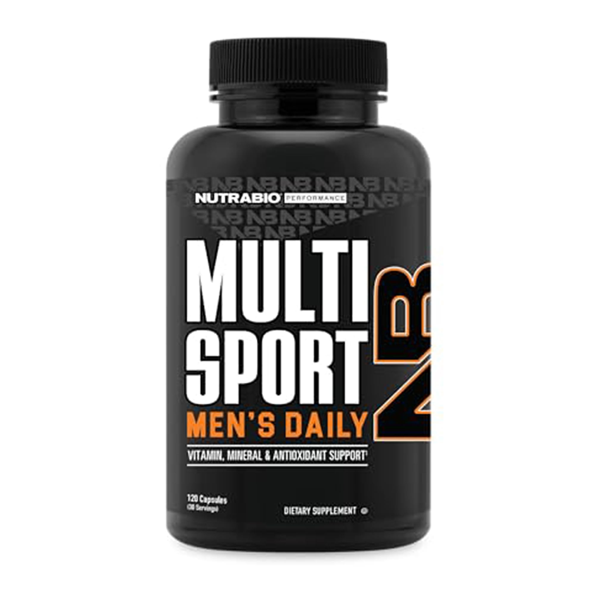 NutraBio envase frontal con diseño claro y lista de beneficios para deportistas