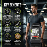 NutraBio scoop con polvo indicando servicio de 25 g y control preciso