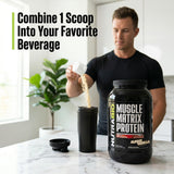 NutraBio producto preparado junto a equipo de gimnasio para uso post-entreno