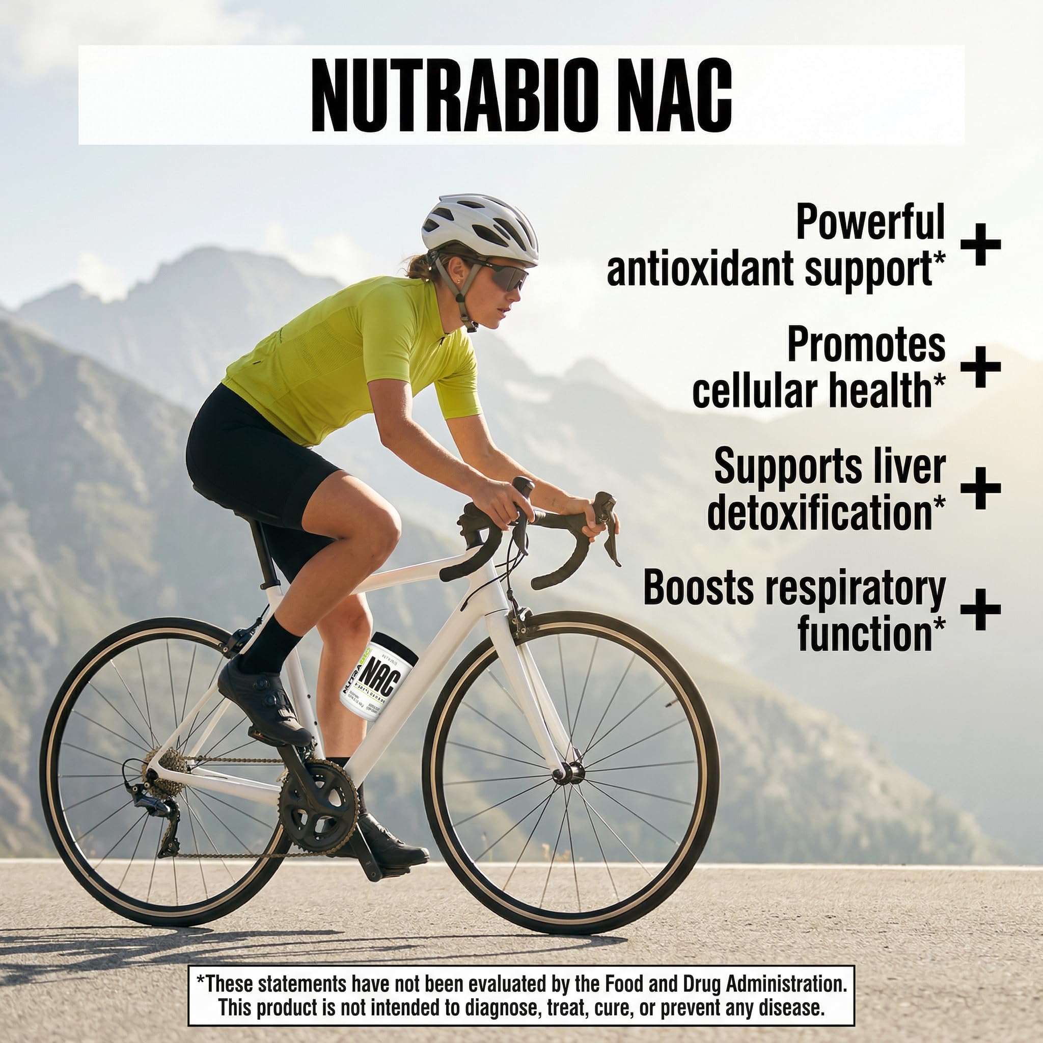 NutraBio NAC certificados de laboratorio que avalan la pureza