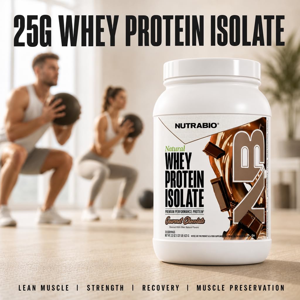 NutraBio cuchara con 25 g de proteína por porción para control de macros