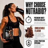 NutraBio cuchara medidora con polvo, control exacto de 25 g por porción